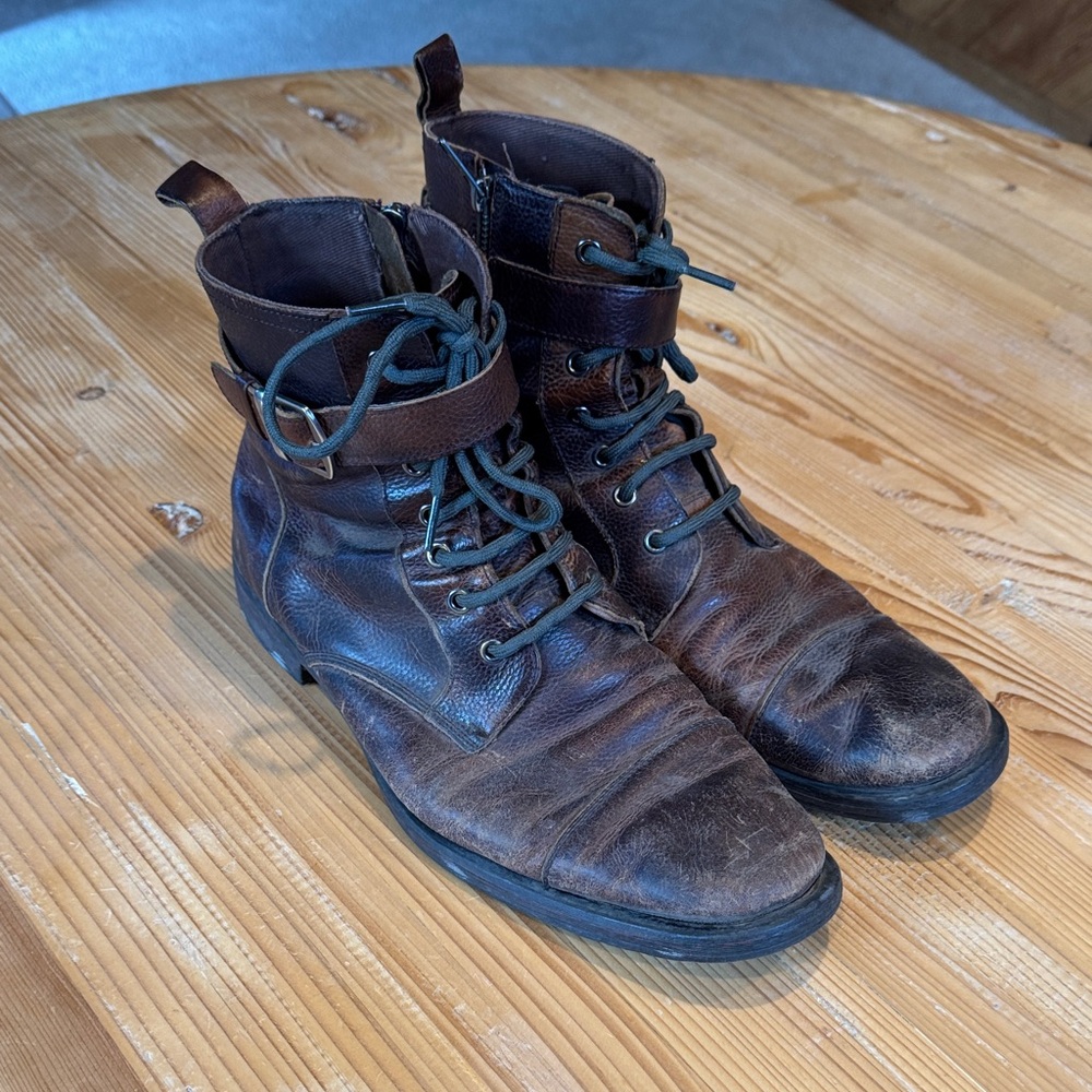 Banana Republic Dark Brown Leather Boots